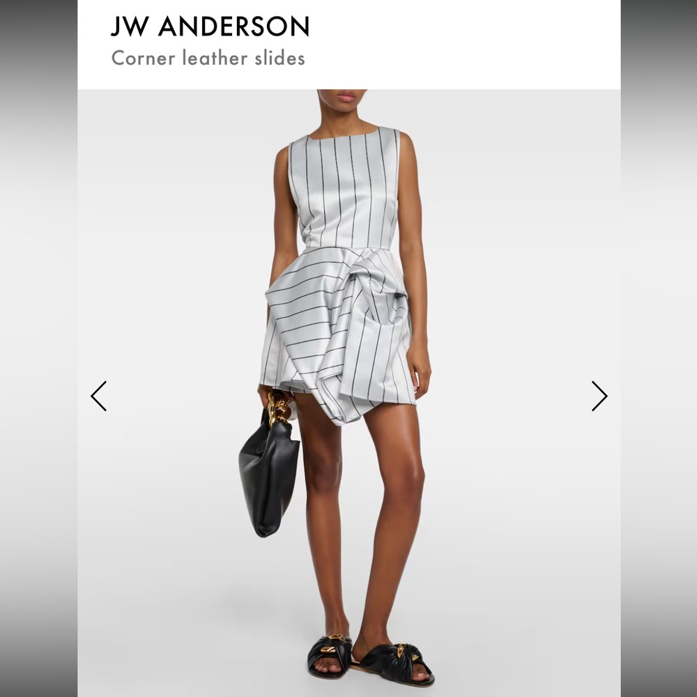 JW ANDERSON Puffy TWIST Slides/Sandals Size 38